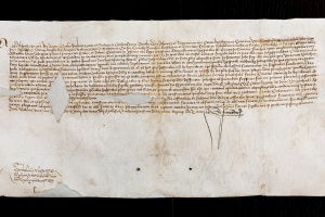 Confirmació d'Alfons el Magnànim del privilegi "ab intestato" concedit per Martí l'Humà (1418)